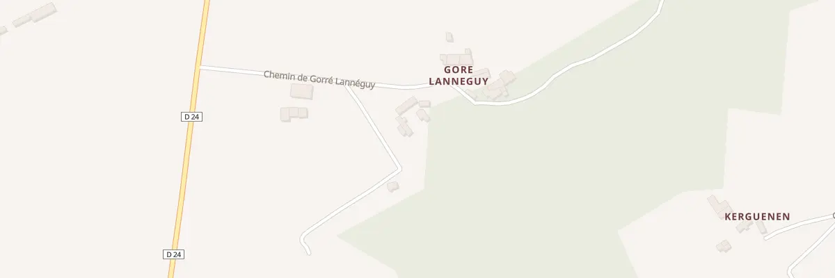 Plan du 5683F Goré Lannéguy à Riec-sur-Bélon