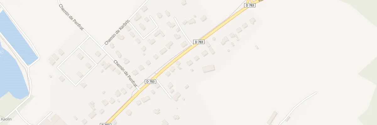 Plan du 36 Rue de Quimperlé à Riec-sur-Bélon