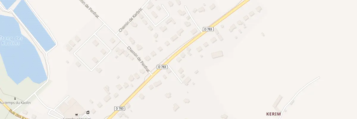 Plan du 28 Rue de Quimperlé à Riec-sur-Bélon