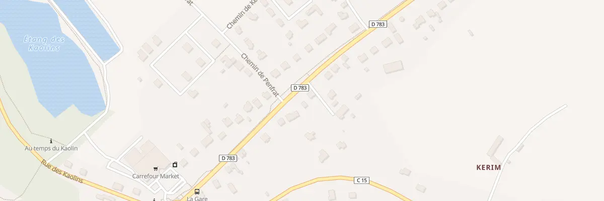 Plan du 22 Rue de Quimperlé à Riec-sur-Bélon