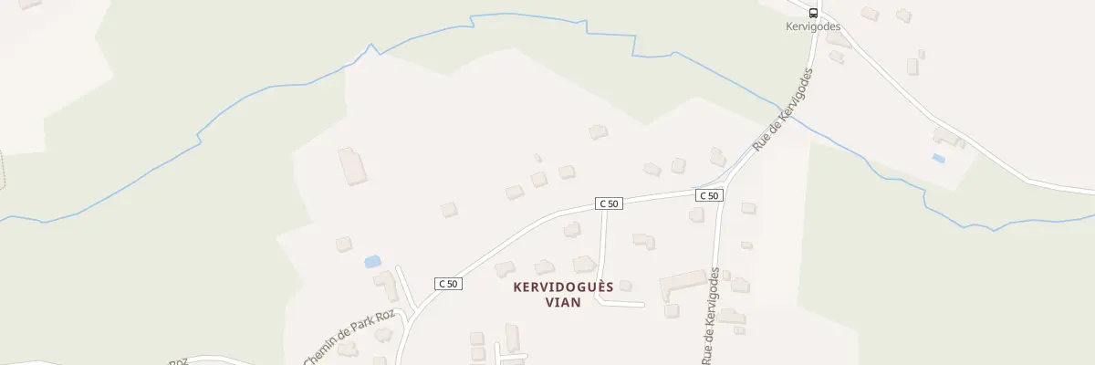 Plan du 11 Rue des Grandes Landes à Moëlan-sur-Mer