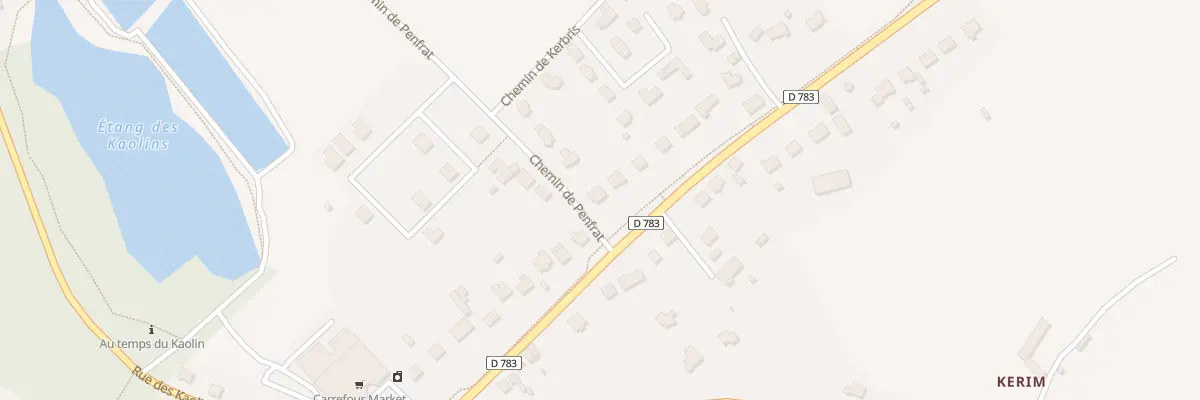 Plan du 21 Rue de Quimperlé à Riec-sur-Bélon