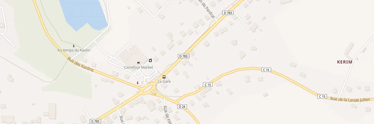 Plan du 12 Rue de Quimperlé à Riec-sur-Bélon