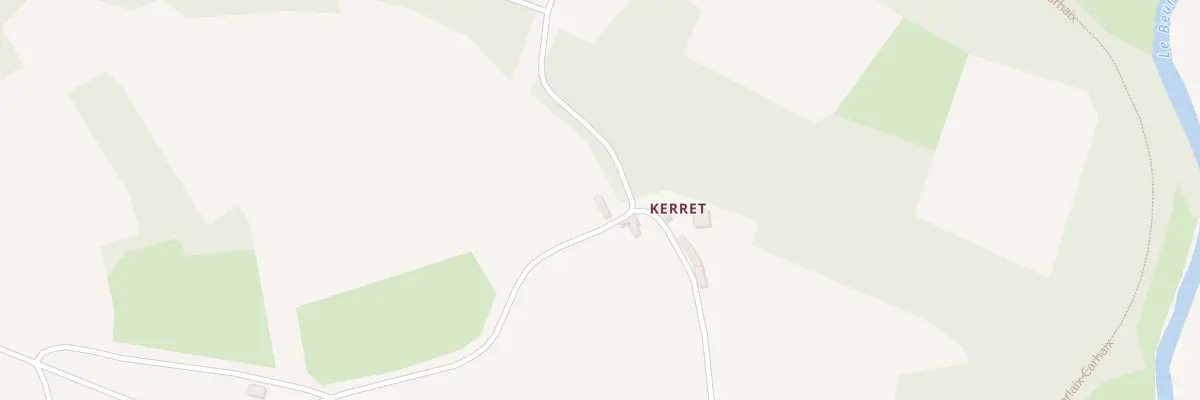 Plan du 5002 Kerret à Poullaouen