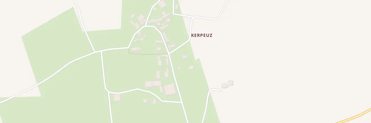 Plan du 1978F Kerpunz à Spézet