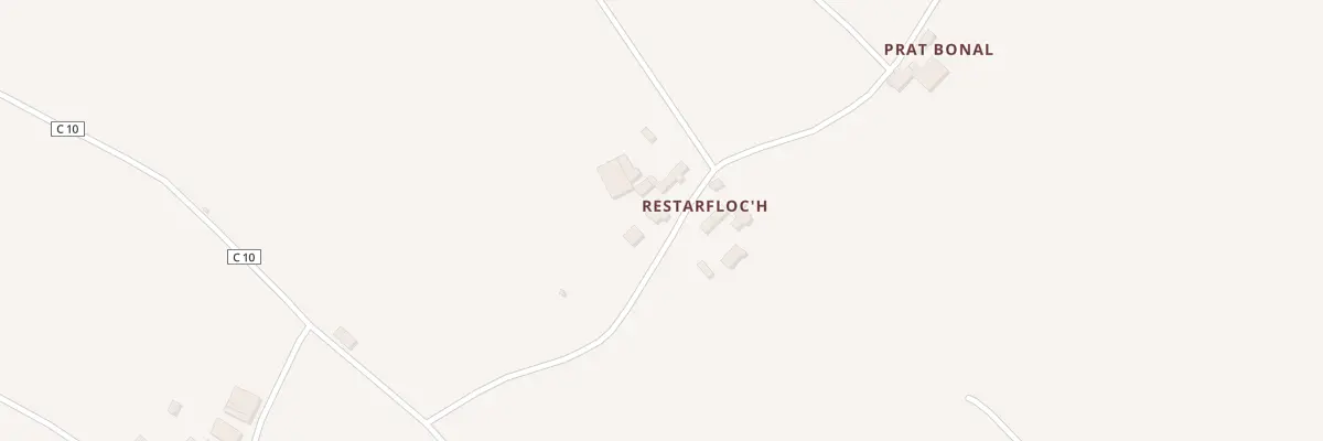 Plan du 6000 Restarfloch à Guiscriff