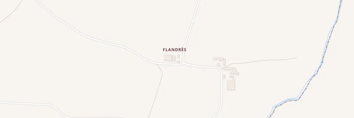 Plan du 2 Flandres à Lanmeur