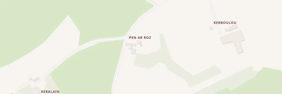 Plan du 647 Pen Ar Roz à Scrignac