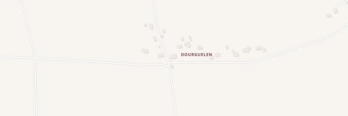 Plan du 845 Dourguelen à Bannalec