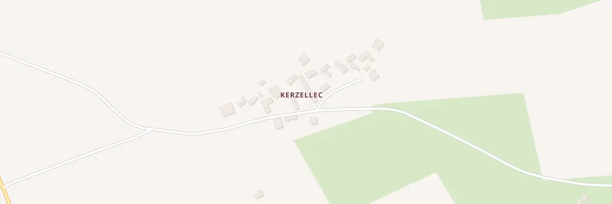 Plan du 5346 Kerzellec à Roudouallec