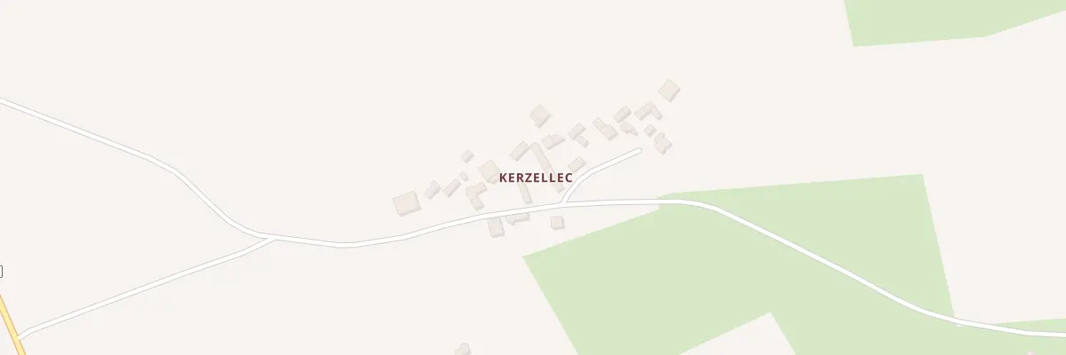 Plan du 5347 Kerzellec à Roudouallec