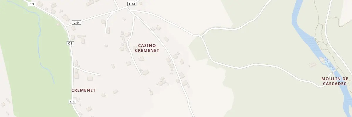 Plan du 21 Casino Cremenet à Scaër