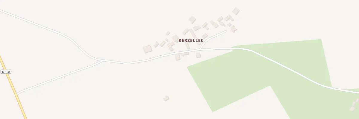 Plan du 5348 Kerzellec à Roudouallec