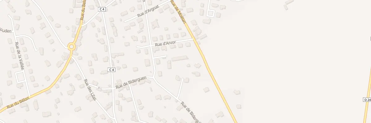 Plan du 18 Rue de Moëlan à Riec-sur-Bélon