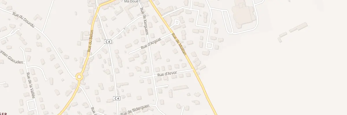Plan du 14 Rue de Moëlan à Riec-sur-Bélon