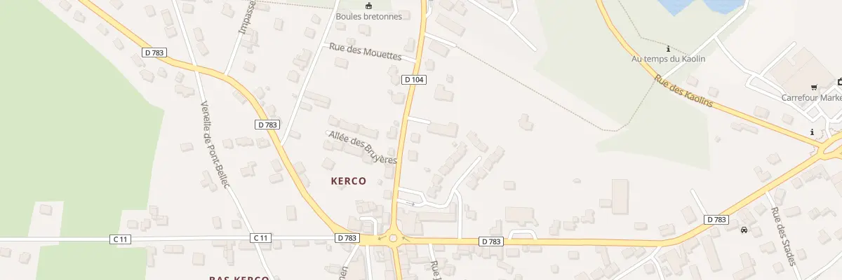 Plan du 8 Rue de Bannalec à Riec-sur-Bélon