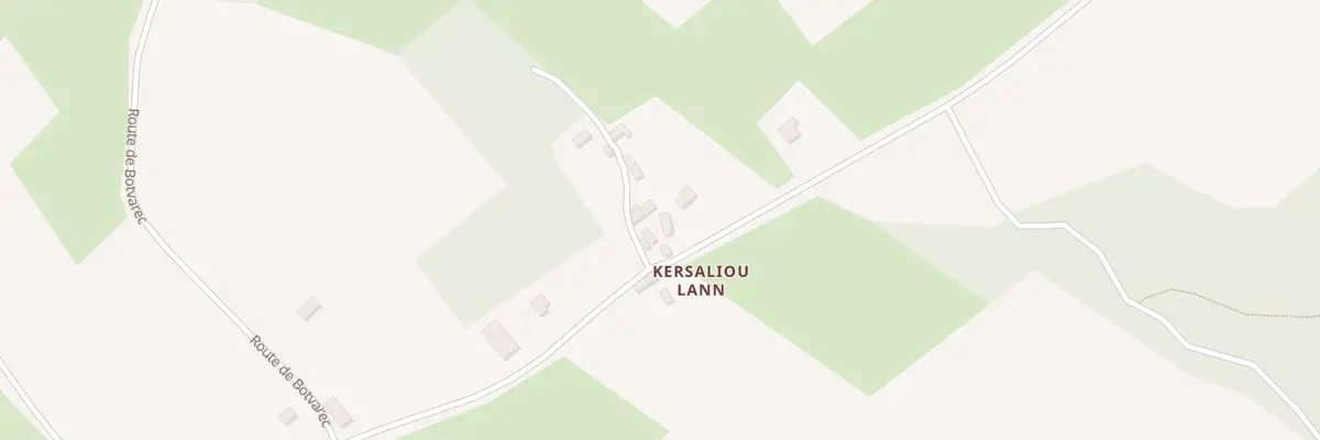 Plan du 174 Kersaliou Lann à Poullaouen
