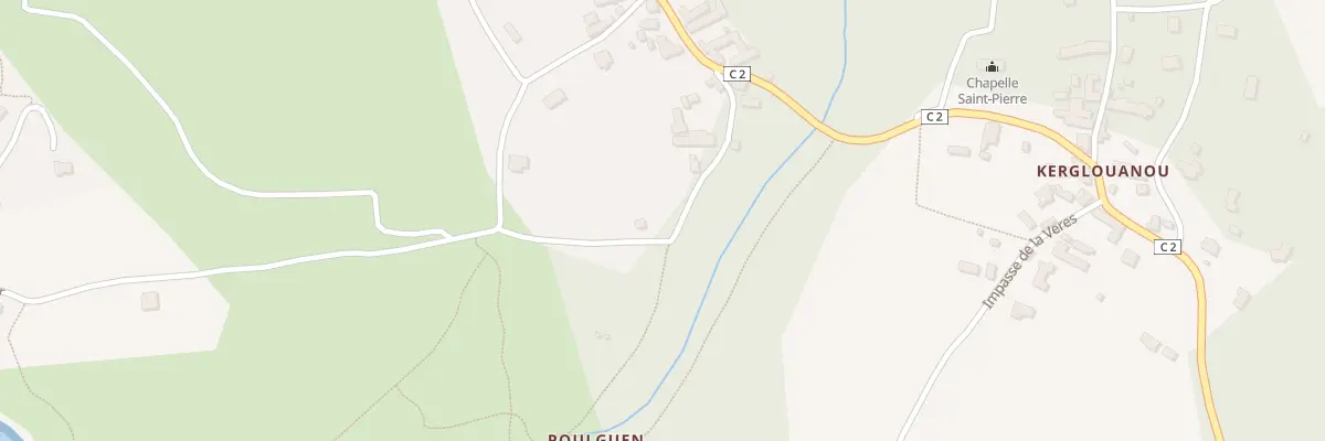 Plan du 38B Kergolaer à Moëlan-sur-Mer