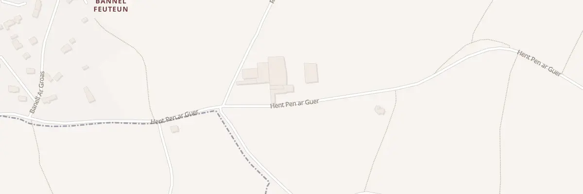 Plan du 345 Le Stancou à Guimaëc