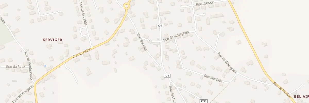 Plan du 28B Rue de Pen Moor à Riec-sur-Bélon