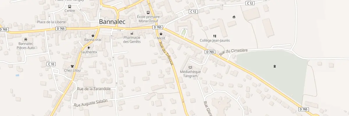 Plan du 5 Rue du Trévoux à Bannalec