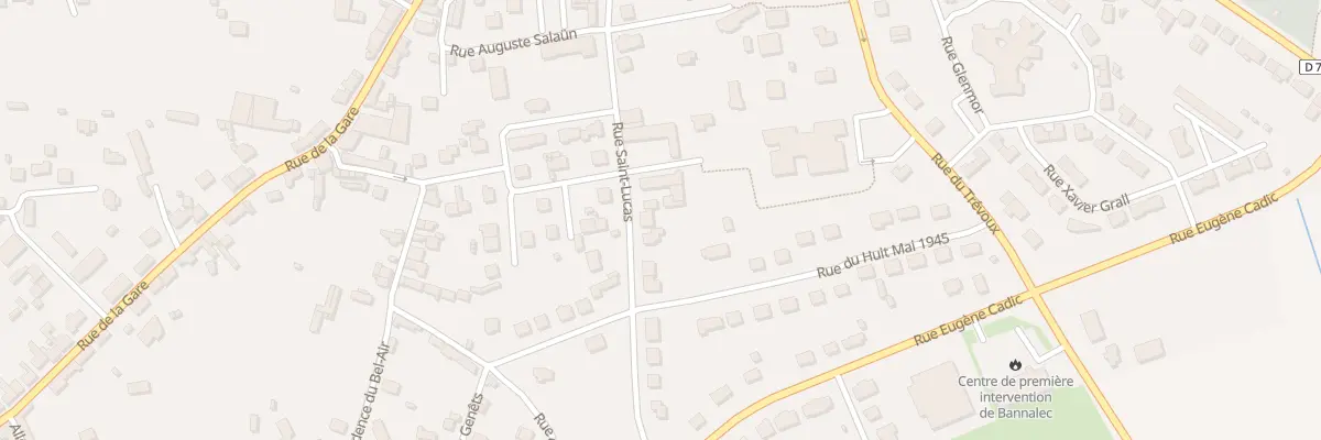 Plan du 31 Rue Saint Lucas à Bannalec