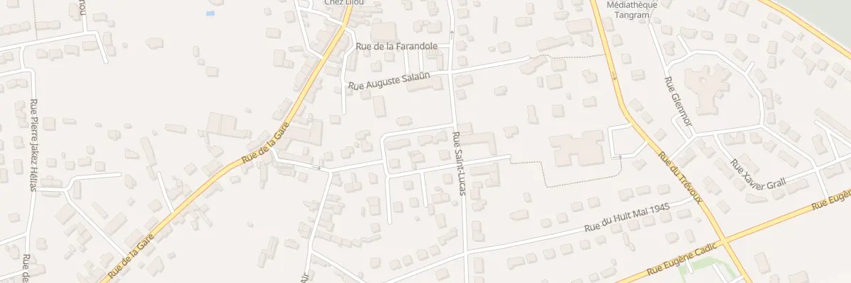 Plan du 2 Rue Saint Jean Bosco à Bannalec
