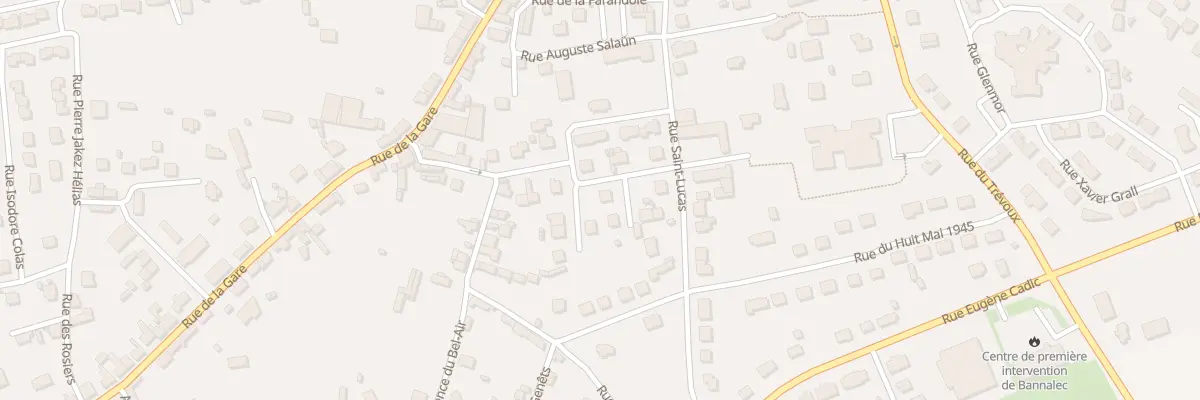 Plan du 1 Rue Joseph Cotonnec à Bannalec