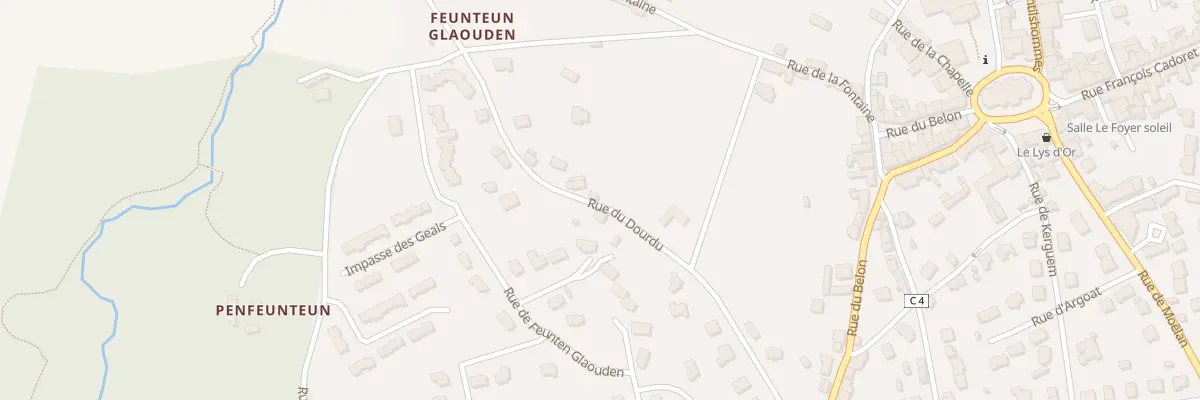 Plan du 14 Rue du Dourdu à Riec-sur-Bélon