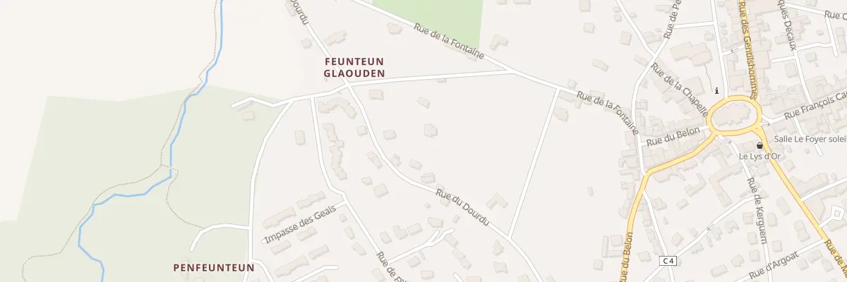 Plan du 18B Rue du Dourdu à Riec-sur-Bélon