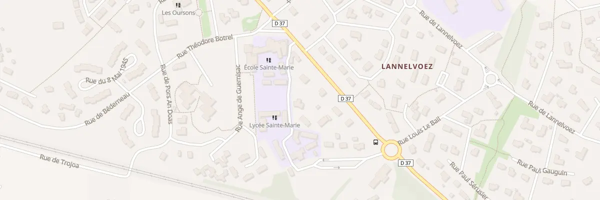 Plan du 9 Rue du 11 Novembre à Plouigneau