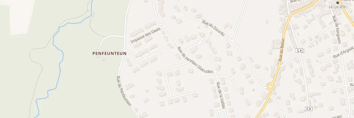 Plan du 19 Rue de la Vallée à Riec-sur-Bélon