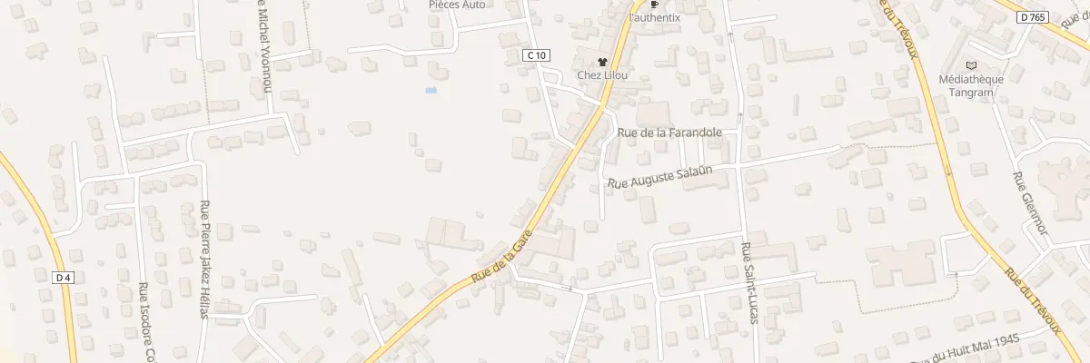 Plan du 42 Rue de la Gare à Bannalec