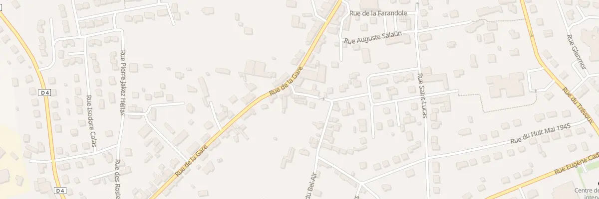 Plan du 47 Rue de la Gare à Bannalec