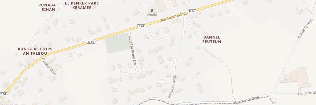 Plan du 4 Ham Kastell Ar Bail à Guimaëc