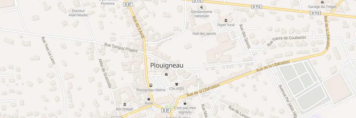 Plan du 22 Rue du Puits à Plouigneau