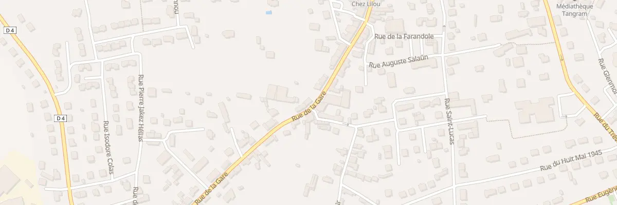 Plan du 56A Rue de la Gare à Bannalec