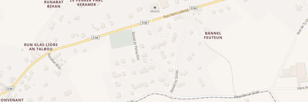 Plan du 3 Ham Kastell Ar Bail à Guimaëc