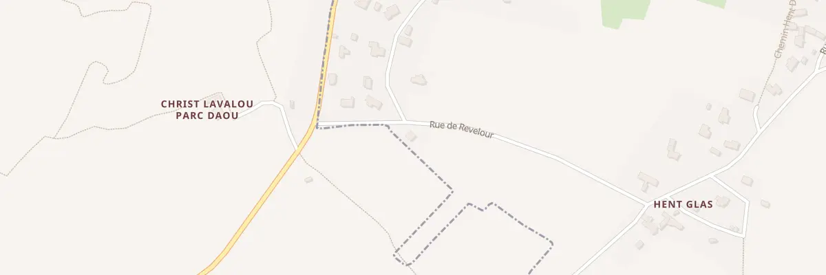 Plan du 2 Rue de Revelour à Locquirec