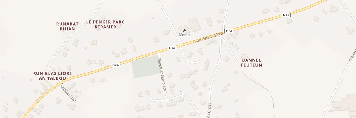 Plan du 1 Ham Kastell Ar Bail à Guimaëc