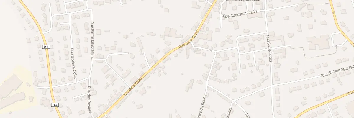 Plan du 53 Rue de la Gare à Bannalec