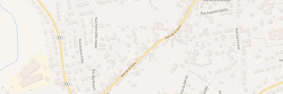 Plan du 78 Rue de la Gare à Bannalec