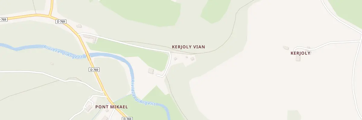 Plan du 116 Kerjoly Vian à Poullaouen