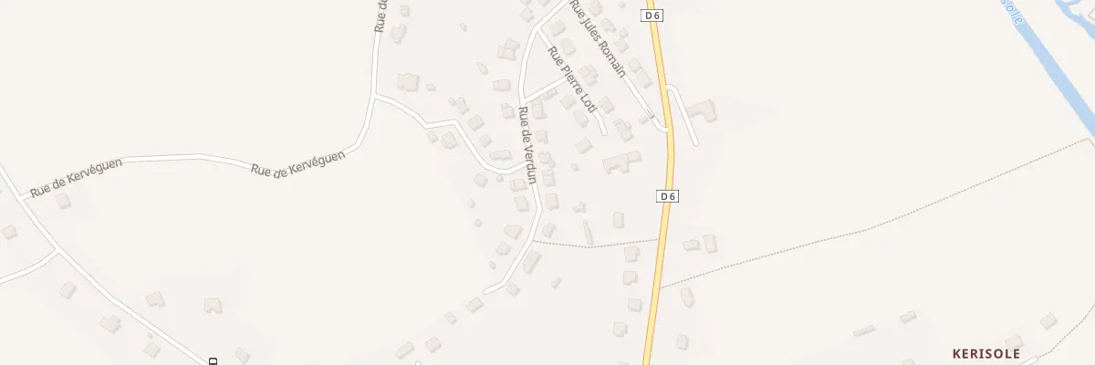 Plan du 9 Rue de Verdun à Scaër
