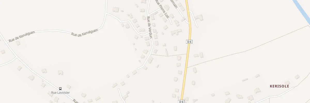 Plan du 13 Rue de Verdun à Scaër