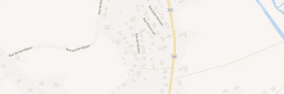 Plan du 7 Rue de Verdun à Scaër