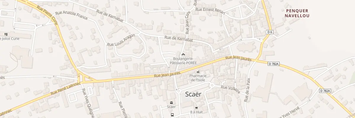 Plan du 5 Rue Capitaine Pezennec à Scaër