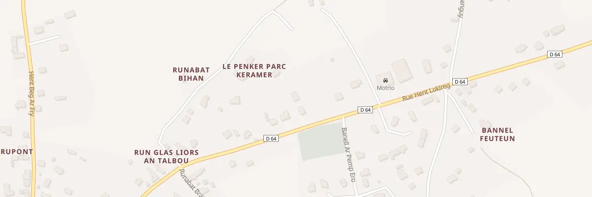 Plan du 7011E Lot Kermenguy à Guimaëc