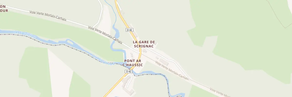 Plan du 687 La Gare à Scrignac