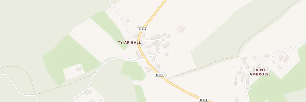 Plan du 66 Ty Ar Gall à Poullaouen